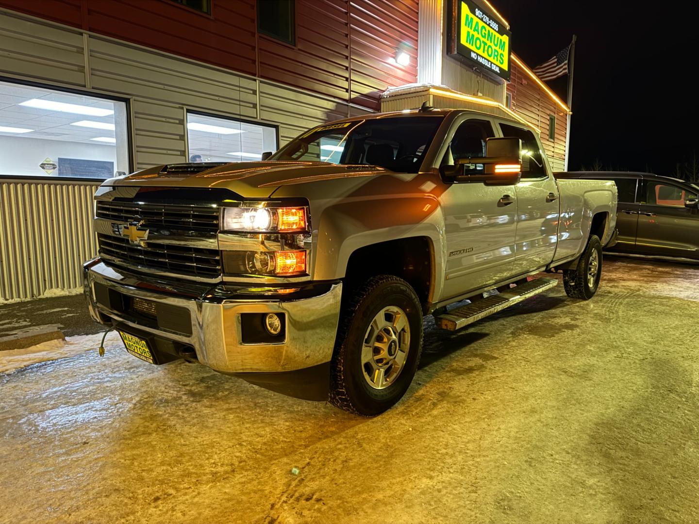 2017 SILVER /Black CHEVROLET SILVERADO 2500H LT (1GC1KVEY3HF) with an 6.6L engine, Automatic transmission, located at 1960 Industrial Drive, Wasilla, 99654, (907) 274-2277, 61.573475, -149.400146 - Photo#0